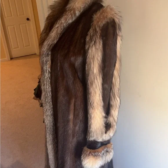 Luxurious Brown Fur Coat